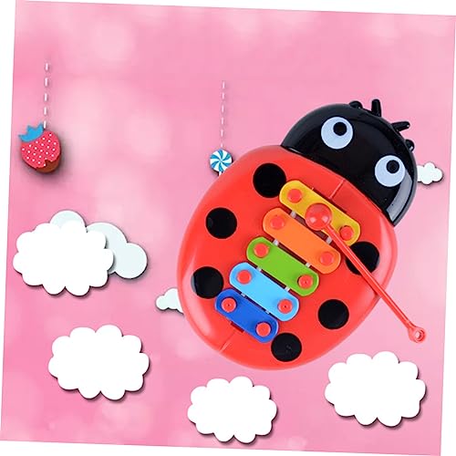 Abaodam 3 Stück Musikalisches Klopfspielzeug musikalische spielzeuge für Babies musikspielzeug Hand Tapping Toy Musikinstrument- , die Klavier klopfen rot von Abaodam