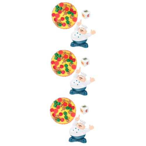 Abaodam 3 Stück Pizza Stapelspielzeug Balance Pizza Spiel Spielzeug Für Kinder Stapelspielzeug Balancier Pizza Spiel Stapel Balancier Pizza Spielzeug Pizza Stapelspiel Balancieren von Abaodam