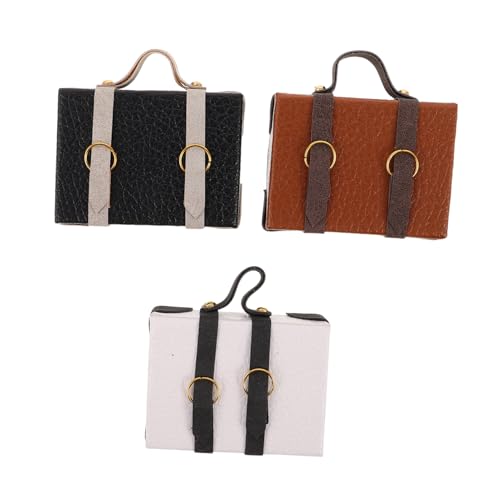 Abaodam 3 Stück Puppenhaus Handgefertigte Vintage Mini Koffer aus Holz Dekoratives für Mini Gepäck für Kreative Rollenspiele und Puppenhaus Szenen Abaodam 3 Stück Puppenhaus Handgefertigte Vintage Mini Koffer aus Holz Dekoratives für Mini Gepäck für Kreative Rollenspiele und Puppenhaus Szenen von Abaodam