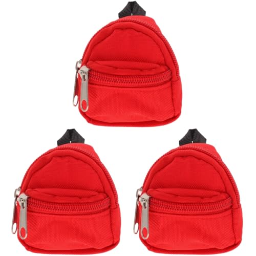 Abaodam 3stücke Mini Puppenrucksack Polyester Dekorativer Und Praktischer Rucksack Für Bjd-Puppen Für Spielzeugdekoration Und Puppenliebhaber Und Langlebige Miniatur-Schultasche Mit Abaodam 3stücke Mini Puppenrucksack Polyester Dekorativer Und Praktischer Rucksack Für Bjd-Puppen Für Spielzeugdekoration Und Puppenliebhaber Und Langlebige Miniatur-Schultasche Mit von Abaodam