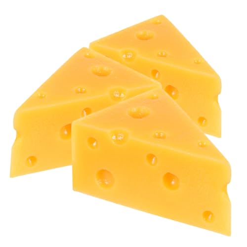 Abaodam 3 Stück Realistisches Teiliges Künstliches Käse Dreieck Modell Lebensnahe Dessertdekoration für Küche Bäckerei Fotografie Requisiten Vielseitiges DIY Zubehör Abaodam 3 Stück Realistisches Teiliges Künstliches Käse Dreieck Modell Lebensnahe Dessertdekoration für Küche Bäckerei Fotografie Requisiten Vielseitiges DIY Zubehör von Abaodam