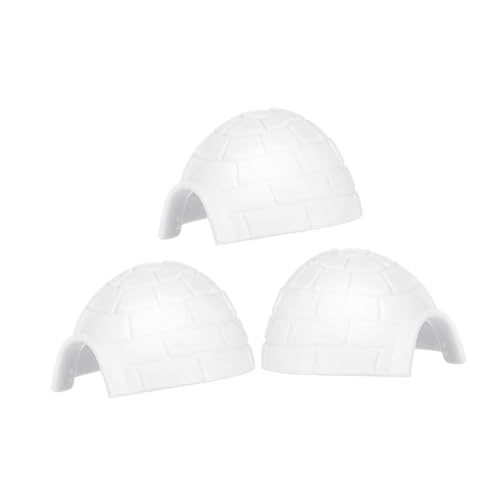 Abaodam 3 Stück Teiliges Mini EIS Haus Modell Realistische EIS Haus Figuren Dekoration für Kreative Lernspielzeug Polarlandschaft Micro Landschaft Deko Abaodam 3 Stück Teiliges Mini EIS Haus Modell Realistische EIS Haus Figuren Dekoration für Kreative Lernspielzeug Polarlandschaft Micro Landschaft Deko von Abaodam