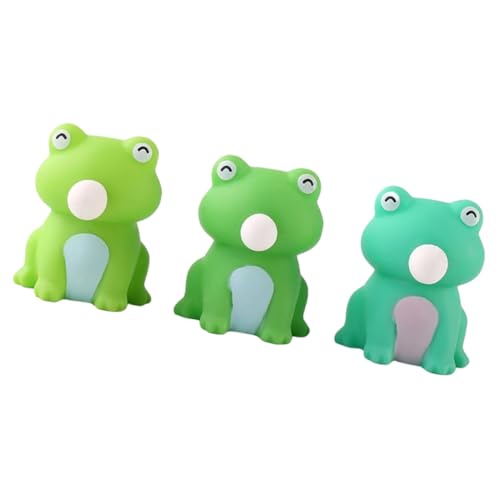 Abaodam 3 Stück Teiliges Mini Frosch Stressabbau Realistisch Gestaltete Quetschfiguren Lustige Simulation Entspannendes Squeeze Party Geschenk für Erwachsene Abaodam 3 Stück Teiliges Mini Frosch Stressabbau Realistisch Gestaltete Quetschfiguren Lustige Simulation Entspannendes Squeeze Party Geschenk für Erwachsene von Abaodam
