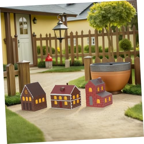 Abaodam 3 Stück Teiliges Miniaturhaus- Japanischer Stil Resin-mikrolandschaft Bastelset für Mini-Garten Desktop-Dekoration Vielseitig für Bonsai Terrarium Puppenhaus und Kuchendekor Abaodam 3 Stück Teiliges Miniaturhaus- Japanischer Stil Resin-mikrolandschaft Bastelset für Mini-Garten Desktop-Dekoration Vielseitig für Bonsai Terrarium Puppenhaus und Kuchendekor von Abaodam