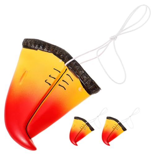 Abaodam 3 Stück Teiliges Parrot Beak Cosplay Nasen Robustem Vinyl Realistische Papageienschnabel Maske Leicht und Komfortabel als Karnevals Kostümzubehör für Fasching und Partys Abaodam 3 Stück Teiliges Parrot Beak Cosplay Nasen Robustem Vinyl Realistische Papageienschnabel Maske Leicht und Komfortabel als Karnevals Kostümzubehör für Fasching und Partys von Abaodam