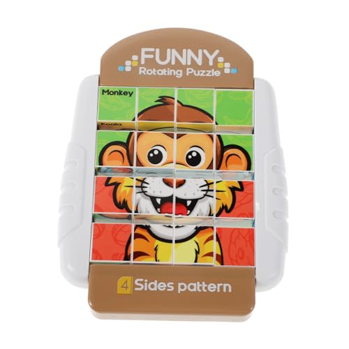 Abaodam 3 pädagogisches Puzzle holzspielzeug interaktives Reisespielzeug Kinderpuzzle Puzzlekleber puzzletisch Puzzle-Organizer für Reiseutensilien für Kleinkinder Plastik von Abaodam