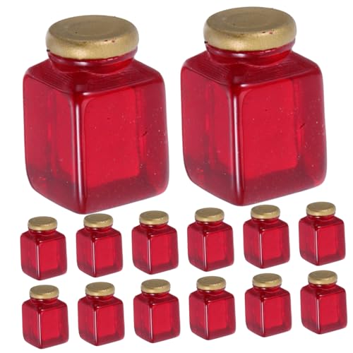 Abaodam 30 Stück Miniatur Marmeladengläser aus Resin mit Deckel Realistische Lebensmittel Puppenhaus Dekoration für Kleine Küchen Vielseitig Tragbar und Detailgetreu Abaodam 30 Stück Miniatur Marmeladengläser aus Resin mit Deckel Realistische Lebensmittel Puppenhaus Dekoration für Kleine Küchen Vielseitig Tragbar und Detailgetreu von Abaodam