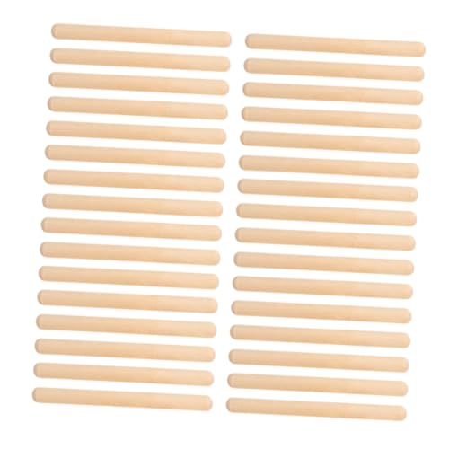 Abaodam 32 Stück Teiliges Holz Rhythmusstäbe Musikinstrument für Drum Sticks Kreativität und Lernentwicklung für Drinnen und Draußen Abaodam 32 Stück Teiliges Holz Rhythmusstäbe Musikinstrument für Drum Sticks Kreativität und Lernentwicklung für Drinnen und Draußen von Abaodam