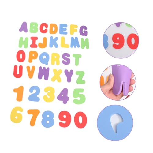 Abaodam 36 Stücke Badespielzeug Alphabet und Zahlen Pädagogisches Eva Badspielzeug für Kinder Lernspielzeug für Badewanne Abaodam 36 Stücke Badespielzeug Alphabet und Zahlen Pädagogisches Eva Badspielzeug für Kinder Lernspielzeug für Badewanne von Abaodam