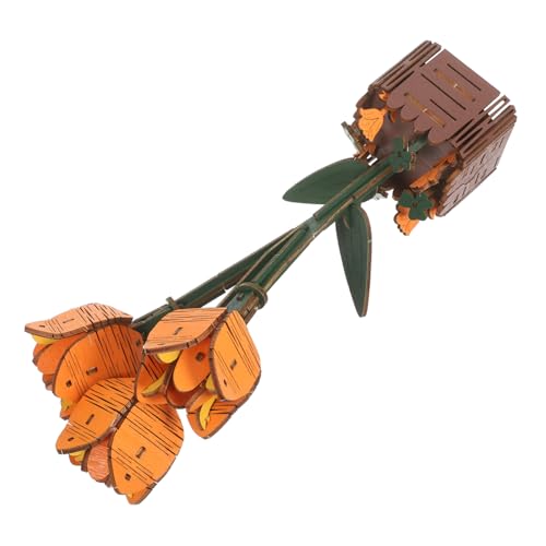 Abaodam 3D Blumenmodell Bastelset 3D Blumentopf Puzzle Aus Holz Lernspielzeug Blumenpuzzle Desktop Tulpen Set Montage Holzblumenfigur Kind DIY Pflanzenmodell Tulpenpflanzenmodell Abaodam 3D Blumenmodell Bastelset 3D Blumentopf Puzzle Aus Holz Lernspielzeug Blumenpuzzle Desktop Tulpen Set Montage Holzblumenfigur Kind DIY Pflanzenmodell Tulpenpflanzenmodell von Abaodam