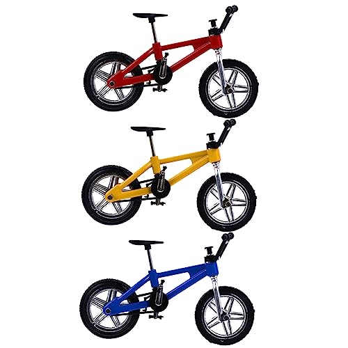 Abaodam 3St Finger Fahrrad Spielzeug Mini-Bikes Fingerfahrräder Fahrradspielzeug stressabbau Spielzeug dekompressionsspielzeug Mini-Finger-Spielzeug Mini-Fingerbikes Legierungsmaterial von Abaodam