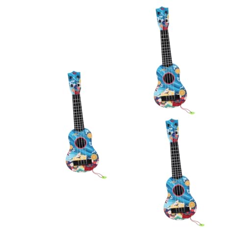 Abaodam 3St Gitarrenspielzeug für Kinder Gitarre für Kinder kindergitarre Spielzeug Ukulele Kinder Spielzeug Mini-Gitarre Musikalisches Lernspielzeug für Kinder Ukulelen für Kinder Abs von Abaodam