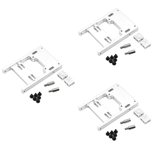 Abaodam 3St Halterung Rüsten Sie RC-Auto-Spielzeugteile auf RC Auto Zubehör Lenkservo Weiß von Abaodam