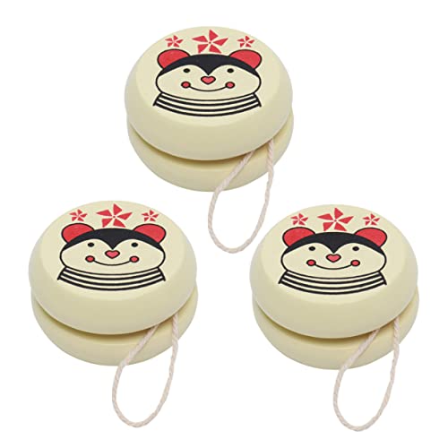 Abaodam 3St Yoyo-Ball-Spielzeug Kinderspielzeug Spielzeug für Kinder unempfänglich yoyo Kinder Spielzeug Spielset aus Holz Spielzeuge -Kugel aus Holz Kinder Yoyo Ball Spielzeug von Abaodam