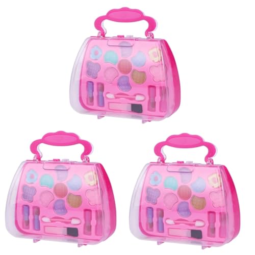 Abaodam 3St Mädchen Schminkspielzeug für Kinder Make-up-Kit vorgeben Kinder schminkset kinderschminken Set kinderschmink Set Spielzeug Schminkset Schminkkasten Schminkkoffer für Kinder von Abaodam