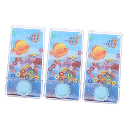 Abaodam 3St Ring Spielzeug Puzzle-Spielzeug tragbares Wasserwurfspiel Angelspielzeug Kinder wasserspielzeug kinderwasserspielzeuge Wasserwurfringe Spielzeug lustige Spielzeuge Plastik Blue von Abaodam