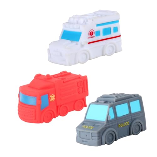 Abaodam Badespielzeug für Kleinkinder mit Cartoon-Auto 3er-Pack Badespielzeug-Set für Jungen und Mädchen Badezeit von Abaodam