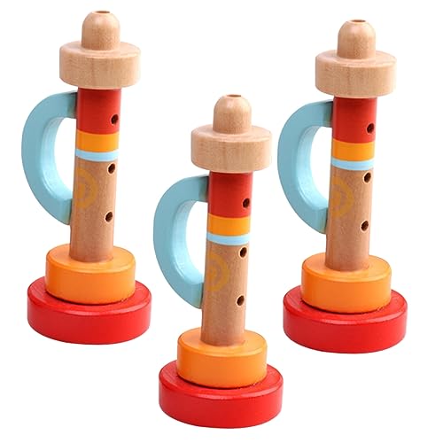Abaodam 3Stücke Holzspielzeug Trompeten für Musikinstrumente Sicheres und Pädagogisches für Jungen für Geburtstagsgeschenke und Feiertage Abaodam 3Stücke Holzspielzeug Trompeten für Musikinstrumente Sicheres und Pädagogisches für Jungen für Geburtstagsgeschenke und Feiertage von Abaodam