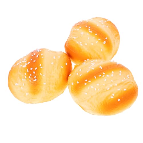 Abaodam 3Stücke Künstliches Brot Dekoration Simulation Lebensmittel für Backgeschäfte Fotorequisiten und Lernspielzeug Nachbildung von Gebäck für Ihr Zuhause Abaodam 3Stücke Künstliches Brot Dekoration Simulation Lebensmittel für Backgeschäfte Fotorequisiten und Lernspielzeug Nachbildung von Gebäck für Ihr Zuhause von Abaodam