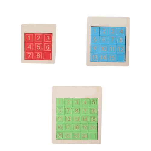 Abaodam 3Stücke Lernspielzeug aus Holz Interaktive Zahlenblöcke für Puzzle Hand Augen Koordination und Feinmotorik für Vorschulaktivitäten Abaodam 3Stücke Lernspielzeug aus Holz Interaktive Zahlenblöcke für Puzzle Hand Augen Koordination und Feinmotorik für Vorschulaktivitäten von Abaodam