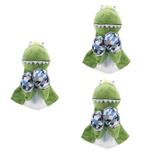 Abaodam 3st Handpuppenspielzeug Dinosaurier- Tierische Fingerpuppe Dinosaurier-handpuppe Tierische Handpuppe Geschichte Fingerpuppen Fingerpuppen Fingerspielzeug Tierpuppe Abs von Abaodam