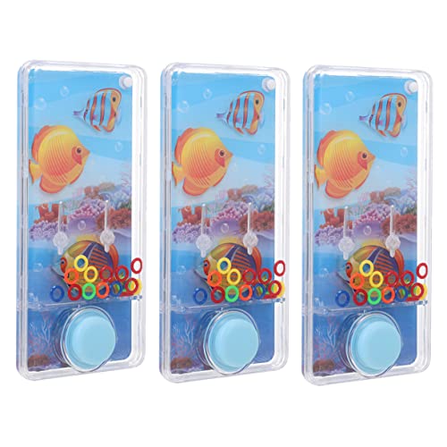 Abaodam 3st Ring Handheld-wasserspiele Wasserringspiel Handheld Wurfspiele Handspielzeug Für Handspiele Für Im Alter Von 8-12 Jahren Lustiges Plastik Blue von Abaodam