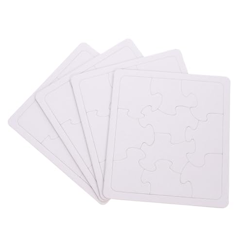 Abaodam 4 Blätter Blanko Puzzle DIY Puzzle Teile für Kreatives Basteln und Malen Fördert Kreativität und Hand Auge Koordination für Graffiti und Zeichnen Abaodam 4 Blätter Blanko Puzzle DIY Puzzle Teile für Kreatives Basteln und Malen Fördert Kreativität und Hand Auge Koordination für Graffiti und Zeichnen von Abaodam