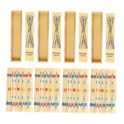 Abaodam 4 Boxen Teiliges Holz Pick up Sticks Spiel Bunt Kindersicher mit Glatter Oberfläche Fördert Hand Auge koordination und Strategie für Drinnen und Draußen Pädagogisches Abaodam 4 Boxen Teiliges Holz Pick up Sticks Spiel Bunt Kindersicher mit Glatter Oberfläche Fördert Hand Auge koordination und Strategie für Drinnen und Draußen Pädagogisches von Abaodam