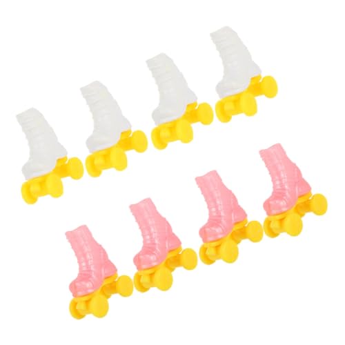 Abaodam 4paare Puppen Rollschuhe Niedliche Rad Skates Für Puppen Für Bastelprojekte Und Puppendekoration Und Spielzeugzubehör Für Kreative Gestaltung Abaodam 4paare Puppen Rollschuhe Niedliche Rad Skates Für Puppen Für Bastelprojekte Und Puppendekoration Und Spielzeugzubehör Für Kreative Gestaltung von Abaodam
