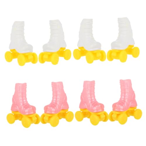 Abaodam 4paare Puppen Rollschuhe Niedliche Skates Für Puppen Langlebige Und Detailreiche Eislaufschuhe Für Drinnen Und Draußen Puppenzubehör Für Kreative Spielmöglichkeiten Abaodam 4paare Puppen Rollschuhe Niedliche Skates Für Puppen Langlebige Und Detailreiche Eislaufschuhe Für Drinnen Und Draußen Puppenzubehör Für Kreative Spielmöglichkeiten von Abaodam