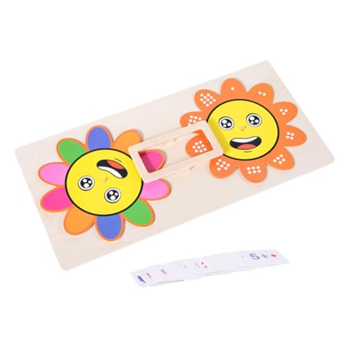 Abaodam 4 Sätze Blumen passendes Puzzle Kinder rätsel Nummer passendes Spielzeug Cartoon-Puzzle-Spielzeug Spielzeuge Kinderspielzeug Cartoon passendes Spielzeug passende Puzzles für Kinder von Abaodam