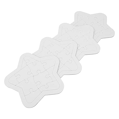 Abaodam 4 Sätze Puzzle The Children spielwaren draußen spielsachen spielzeuge tiegerkostuem laubsägen Leere Rätsel Malmaterialien Rätsel malen Gekritzelbrett zeichnen Papier von Abaodam