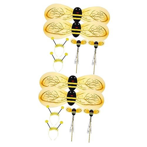 Abaodam 4 Sets Kleine Bienen Requisiten Hübsches Bienenkostüm Bienen Cosplay Kostüm Gadgets Für Kinder Stirnband Für Mädchen Kinderkleidung Kinder Stirnband Kinderkleid Bienen von Abaodam