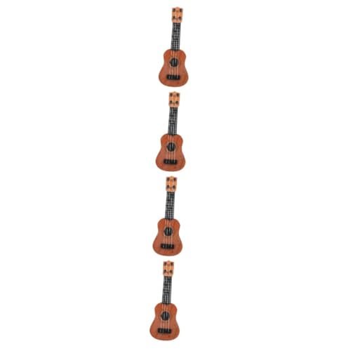 Abaodam 4 Stück Gitarrenspielzeug für Kinder realistische Gitarrenfigur Spielzeug für Lerninstrumente Kinder Gitarre Spielzeug Musikalisches Spielzeug für Kinder kleine Gitarre Abs von Abaodam