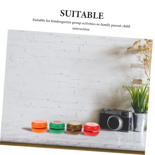 Abaodam 4 Stück Holz-yoyos mit Niedlichen Tiermotiven Robuste Anfänger-Holzschnurball Tragbare Schnurball-spielzeuge für Klassen Karnevalspreise Lern Partygeschenke Abaodam 4 Stück Holz-yoyos mit Niedlichen Tiermotiven Robuste Anfänger-Holzschnurball Tragbare Schnurball-spielzeuge für Klassen Karnevalspreise Lern Partygeschenke von Abaodam