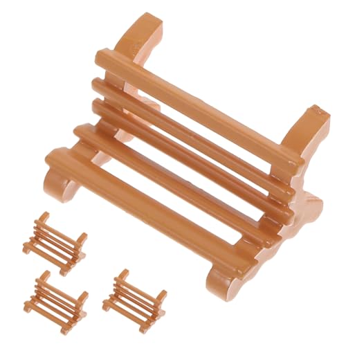 Abaodam 4 Stück Kunststoff Mini Puppenhaus Gartenmöbel Strapazierfähige Miniatur Sitzbank für Dioramen und Sandtisch Deko Abaodam 4 Stück Kunststoff Mini Puppenhaus Gartenmöbel Strapazierfähige Miniatur Sitzbank für Dioramen und Sandtisch Deko von Abaodam