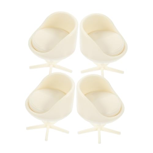 Abaodam 4 Stück Maßstab Stabile Miniaturmöbel Büro Modell Stuhl Puppenhaus Dekoration Niedliche Miniaturbürostühle für Architekturszenen Teiliges Abaodam 4 Stück Maßstab Stabile Miniaturmöbel Büro Modell Stuhl Puppenhaus Dekoration Niedliche Miniaturbürostühle für Architekturszenen Teiliges von Abaodam