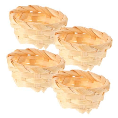 Abaodam 4stücke Miniatur Geflochtene Körbe Aus Rattan Für Puppenhaus Handgefertigte Kleine Körbe Zur Dekoration Und Aufbewahrung Von Snacks Und Schlüsseln Abaodam 4stücke Miniatur Geflochtene Körbe Aus Rattan Für Puppenhaus Handgefertigte Kleine Körbe Zur Dekoration Und Aufbewahrung Von Snacks Und Schlüsseln von Abaodam