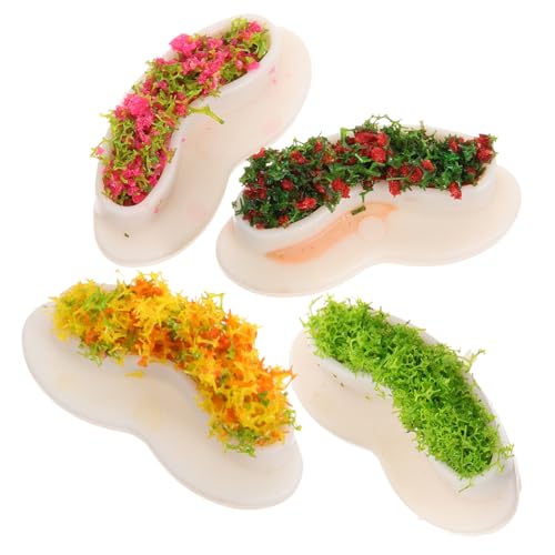 Abaodam 4 Stück Miniatur Puppenhaus Bank Teilig Detailgetreue Gartenbank Deko mit Blumenbeet Glatte Oberfläche Geeignet für Sandtisch und Modellbau Kreative Miniatur Möbel für Puppenhaus Abaodam 4 Stück Miniatur Puppenhaus Bank Teilig Detailgetreue Gartenbank Deko mit Blumenbeet Glatte Oberfläche Geeignet für Sandtisch und Modellbau Kreative Miniatur Möbel für Puppenhaus von Abaodam