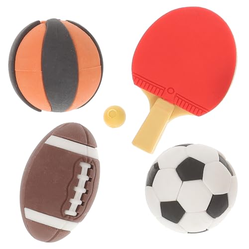 Abaodam 4 Stück Miniatur Sportgeräte Modell Teiliges Basketball Fußball Rugby Tischtennis Puppenhaus Zubehör Realistische Dekoration für Mini Haus Zufällige Farbe Zufällige Farbe Abaodam 4 Stück Miniatur Sportgeräte Modell Teiliges Basketball Fußball Rugby Tischtennis Puppenhaus Zubehör Realistische Dekoration für Mini Haus Zufällige Farbe Zufällige Farbe von Abaodam