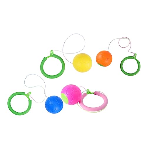 Abaodam 4 Stück Sprungring Sprungball Koordinationsspielzeug Springender Ball Spielzeug Sport Sprungball Fitnessgerät Für Gewichteten Reifen Für Übungen Outdoor Aktivitäten von Abaodam