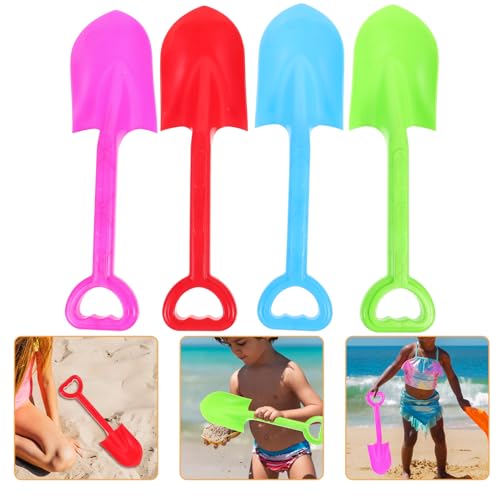 Abaodam 4 Stück Strandschaufel gartenwerkzeug gartengeräte gartengeräte für Strand- -Set zum Schneeschaufeln Sandschaufeln für Kleinkinder Plastik von Abaodam