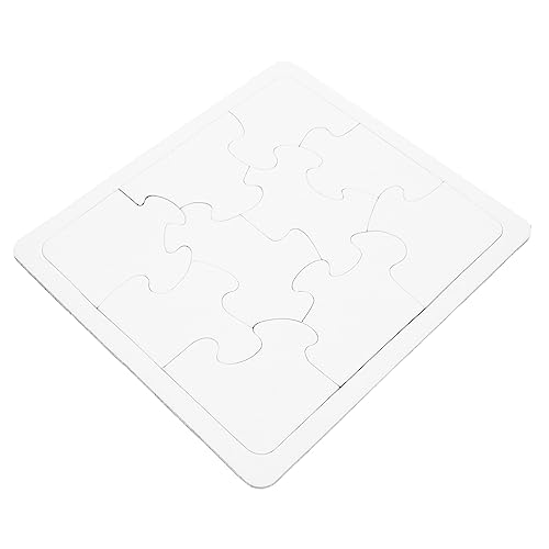 Abaodam 4 Stück Teiliges Blanko Puzzle für DIY Jigsaw Puzzles mit Abgerundeten Kanten Wiederverwendbar zum Bemalen und Gestalten mit Buntstiften Markern für Kreatives Kinderbasteln und Abaodam 4 Stück Teiliges Blanko Puzzle für DIY Jigsaw Puzzles mit Abgerundeten Kanten Wiederverwendbar zum Bemalen und Gestalten mit Buntstiften Markern für Kreatives Kinderbasteln und von Abaodam