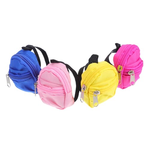 Abaodam 4 Stück Teiliges Mini-Rucksack Puppen Winzige Reißverschluss-Schulranzen in Blau Rosarot Gelb und Leichte Weiche Stofftaschen für Puppenhaus Rollenspiel und Kinderkleidung Abaodam 4 Stück Teiliges Mini-Rucksack Puppen Winzige Reißverschluss-Schulranzen in Blau Rosarot Gelb und Leichte Weiche Stofftaschen für Puppenhaus Rollenspiel und Kinderkleidung von Abaodam