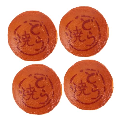 Abaodam 4 Stück Teiliges Miniatur Dorayaki Modell Realistische Japanische Snack Deko Künstliche Desserts für Fotografie Küchen und Restaurantdekoration Leicht und Kompakt Abaodam 4 Stück Teiliges Miniatur Dorayaki Modell Realistische Japanische Snack Deko Künstliche Desserts für Fotografie Küchen und Restaurantdekoration Leicht und Kompakt von Abaodam