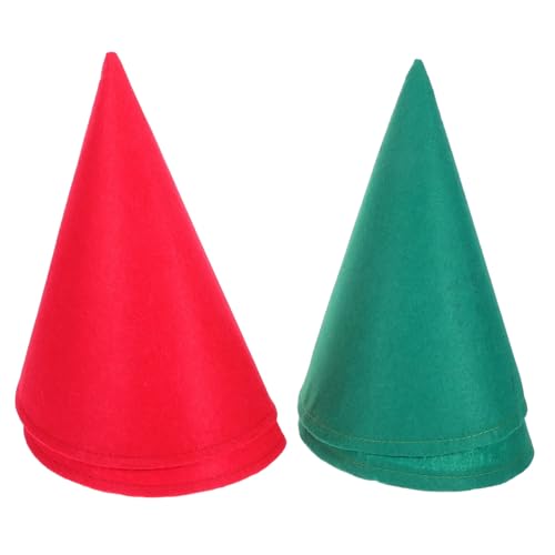 Abaodam 4 Stück Weihnachtswichtel Hüte aus Filz Leichte Atmungsaktive Zwergenmützen in Rot und Grün Elf Kostüm Accessoires für Weihnachtsfeiern Rollenspiele und Gruppenevents Abaodam 4 Stück Weihnachtswichtel Hüte aus Filz Leichte Atmungsaktive Zwergenmützen in Rot und Grün Elf Kostüm Accessoires für Weihnachtsfeiern Rollenspiele und Gruppenevents von Abaodam