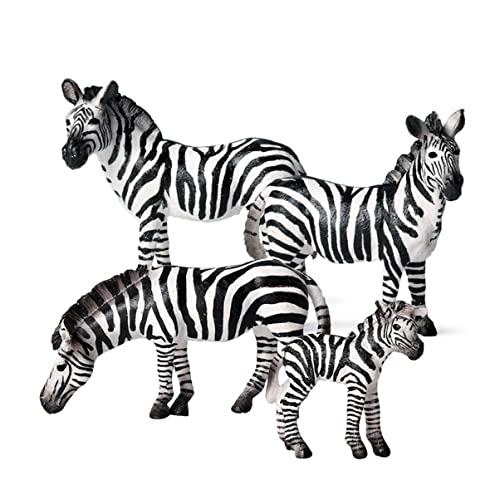 Abaodam 4 Stück Zebra-Modell-Spielzeug Raupe Hundespielzeug Kinderspielzeug dartscheibe Kinder mitgebsel Kinder spielzeuge Toy spielwaren laufstall Spielzeug hürden Kinder kühli Kinder von Abaodam