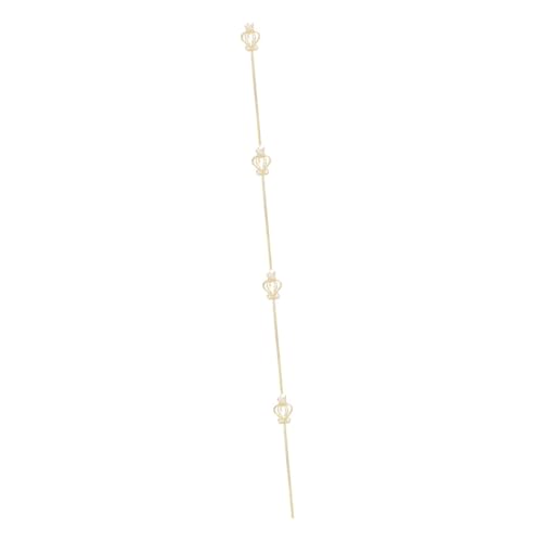 Abaodam 4 Stück aus Strass Stern Schlangenkostüm Loki- Halloween Stick-Fee glühen Fairy Wand Wedding-Wands Geschenkidee Spielzeug Feenstab Kostüm Rohrstock Strasssteine Golden von Abaodam