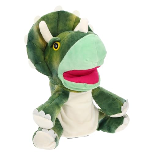 Abaodam 4 Stück handpuppe plüsch handpuppe tierisches Spielzeug Puppen Spielzeug für Kinder Plüschtiere interaktives Spielzeug kinderpuppe Toys entzückende Handpuppe Marionette Green von Abaodam