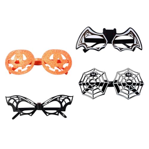 Abaodam 4 Stücke Halloween Bat Brille Bat Schmuck Partei Zubehör Für Maskerade von Abaodam